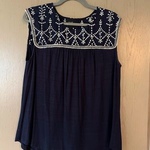 Womens XL blue blouse